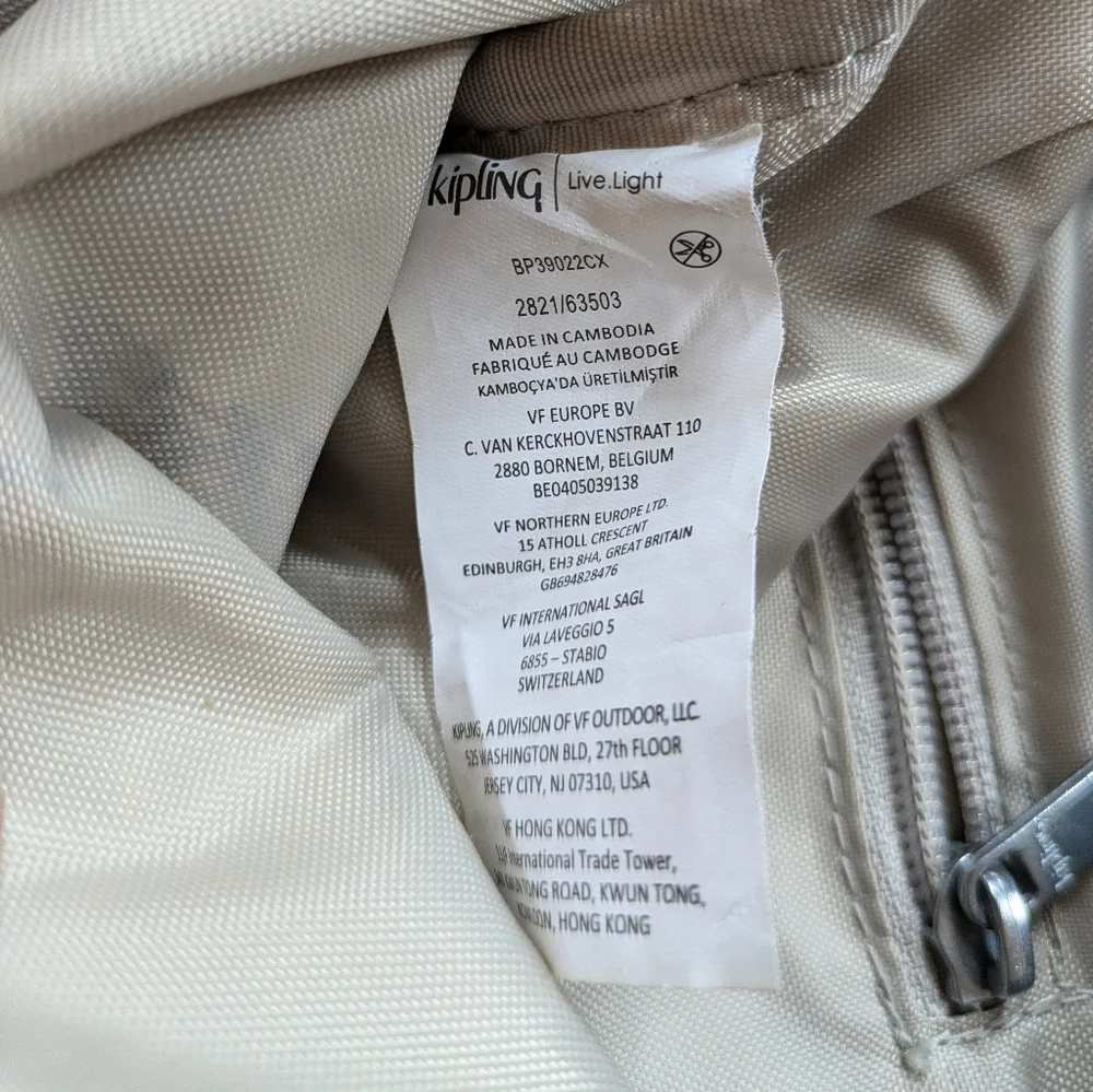 Kipling Live.Light Lovebug Backpack Blue and Pink - Picture 12 of 17